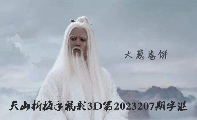 福彩3D第2023207期天山折梅手字谜