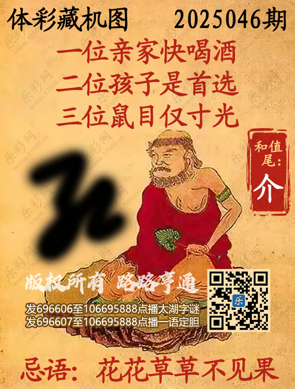 排列3第2025046期乐彩网《正版保真藏机图》图谜